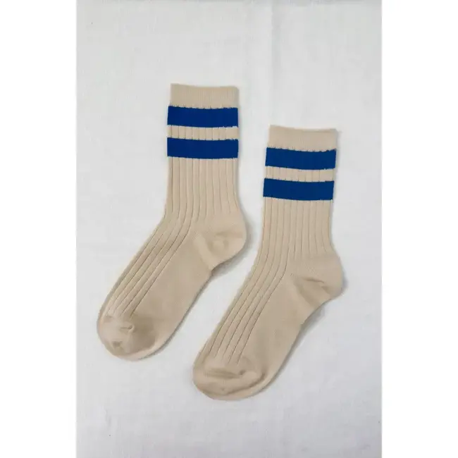 Le Bon Shoppe Her Socks - Varsity - Azure