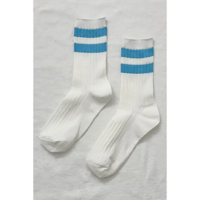 Le Bon Shoppe Her Socks - Varsity - Blue Stripe