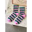 Le Bon Shoppe Wally Sock - Pink/Green Stripe
