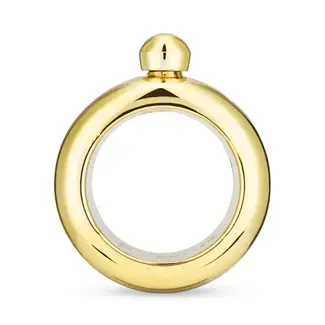 Blush Gold Bangle Flask 3oz