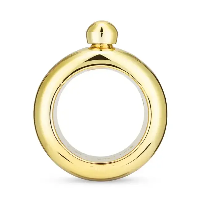 Blush Gold Bangle Flask 3oz