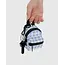 Baggu Backpack Charm - Light Blue Gingham