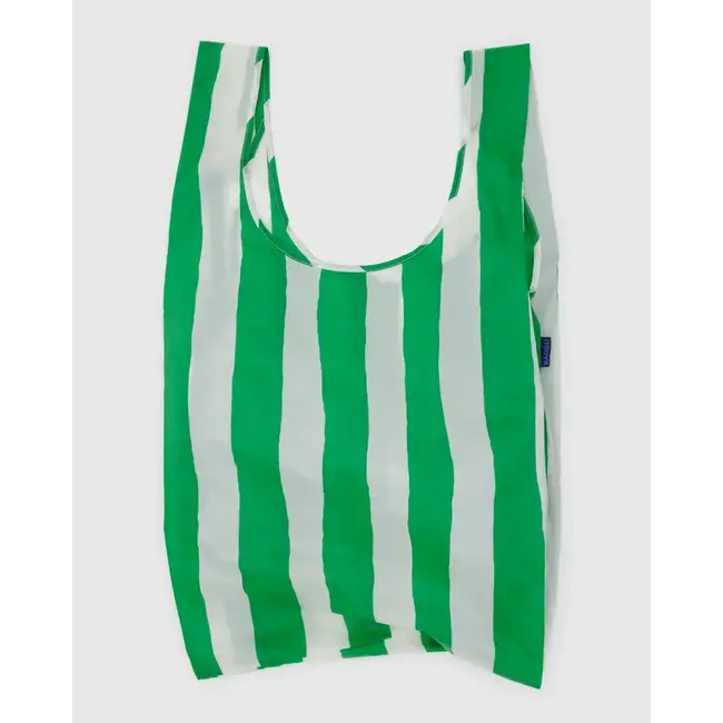 Baggu Big Baggu- Green Printed Stripe