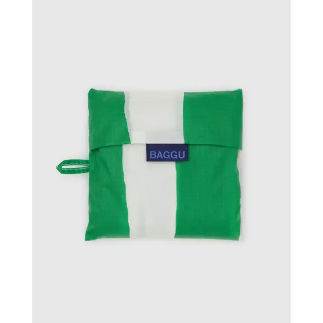 Baggu Big Baggu- Green Printed Stripe