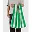 Baggu Big Baggu- Green Printed Stripe