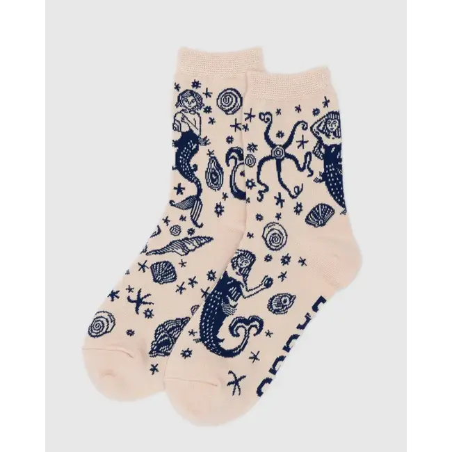 Baggu Crew Sock - Mermaid