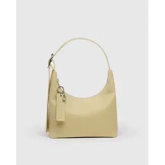 Baggu Mini Recycled Leather Shoulder Bag- Straw