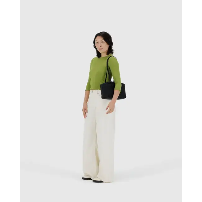 Baggu Nylon Bowler Bag - Black