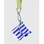 Baggu Puffy Earbuds Case- Blue Painted Stripe