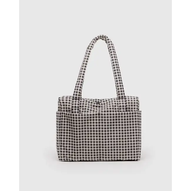Baggu Small Cloud Carry-On - Black & White Gingham