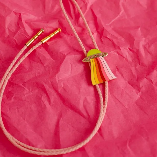 Tiny Deer Studio UFO Bolo Tie