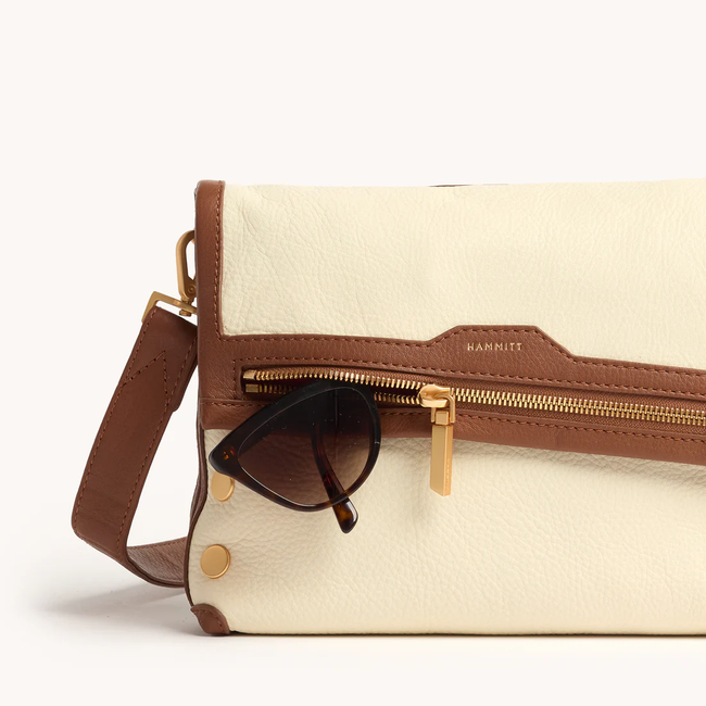 Hammitt Vip Medium - Courtyard Cream - Brushed Gold