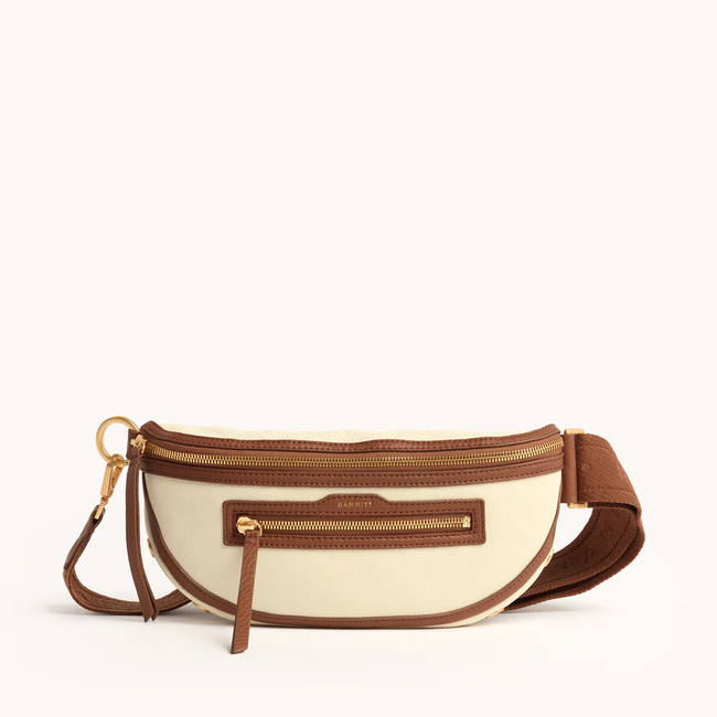 Hammitt Charles Crossbody Med - Courtyard Cream - Brushed Gold