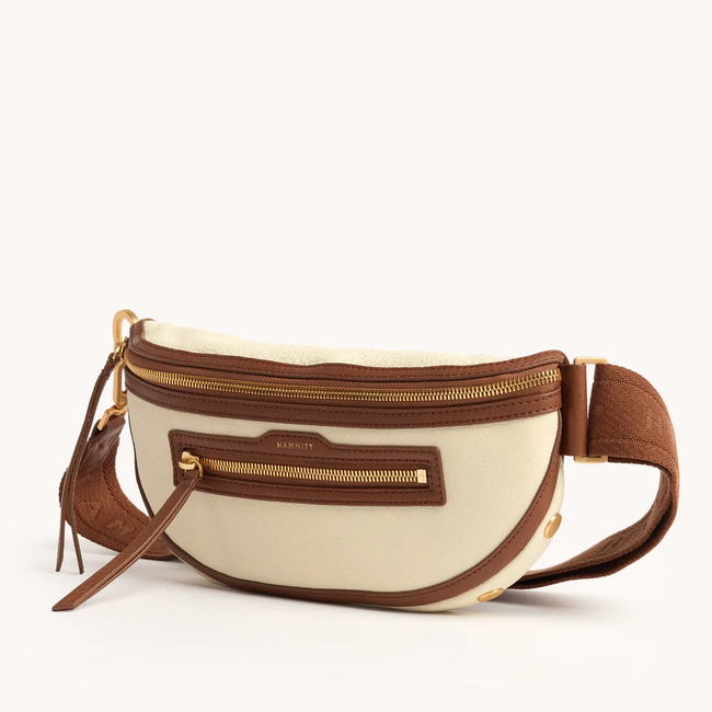 Hammitt Charles Crossbody Med - Courtyard Cream - Brushed Gold