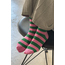 Le Bon Shoppe Wally Sock - Pink/Green Stripe