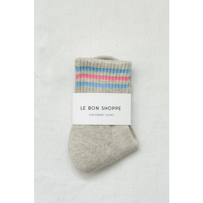 Le Bon Shoppe Girlfriend Socks - Bright Grey