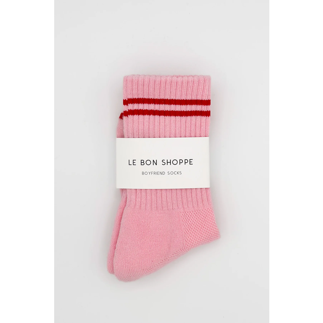 Le Bon Shoppe Boyfriend Sock - Amour Pink