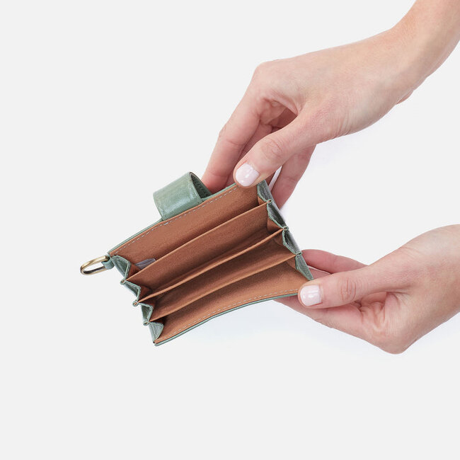 Hobo Jean Accordian Card Case - Jade