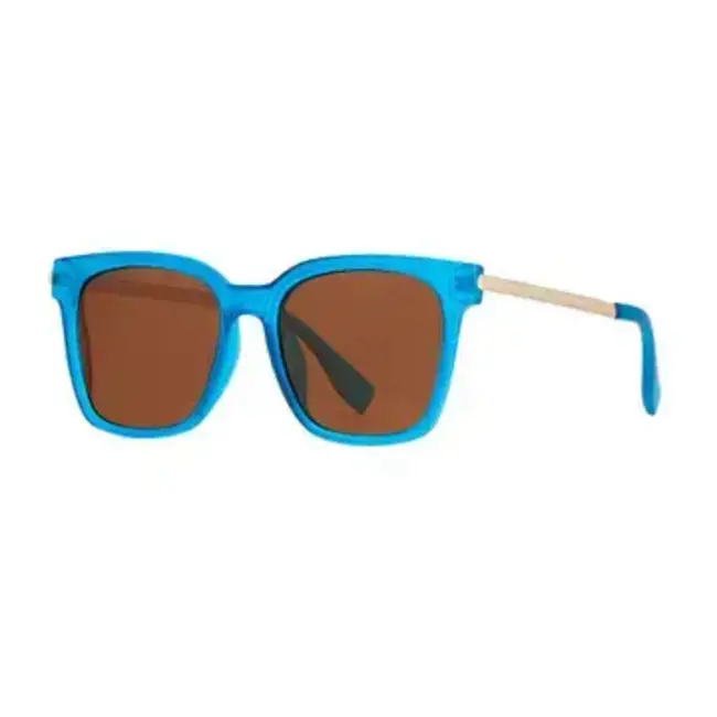 Blue Planet Eyewear Everly - Aqua/Gold/Brown Polarized