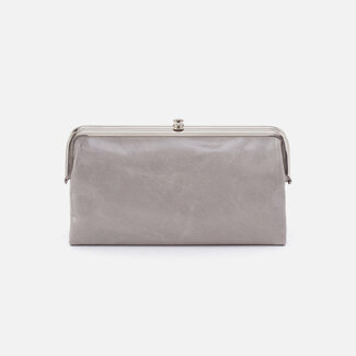 Hobo Lauren Clutch Wallet - Light Grey