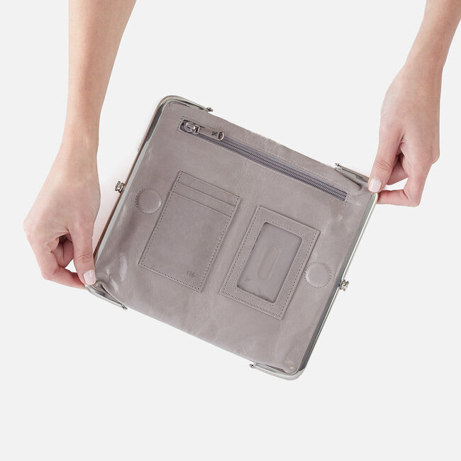 Hobo Lauren Clutch Wallet - Light Grey