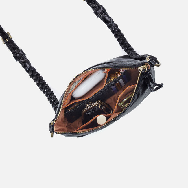 Hobo Lasso Medium Crossbody - Black