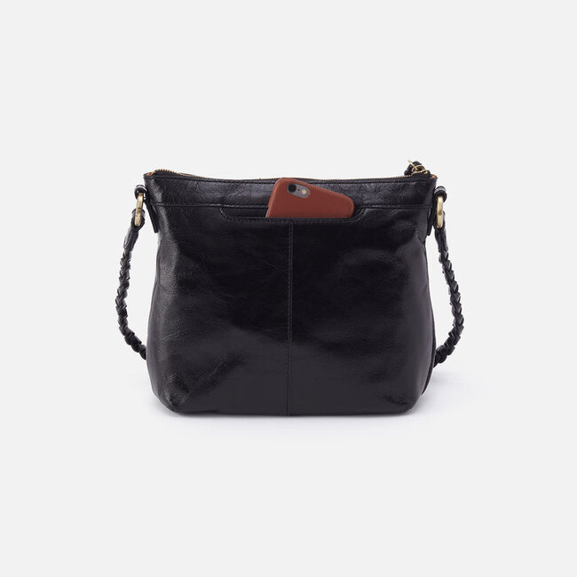 Hobo Lasso Medium Crossbody - Black