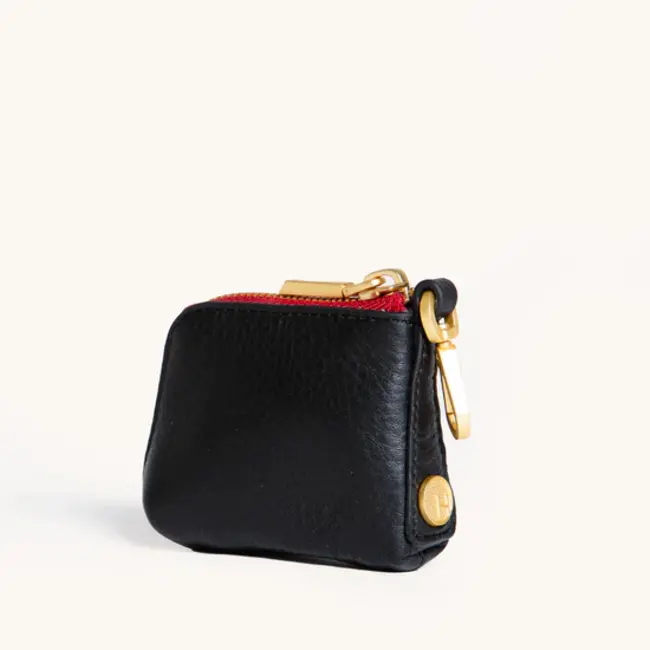 Hammitt Syd Pouch-Black-BG-Red Zip