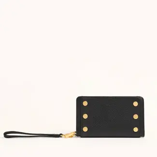 Hammitt Bryant Wallet - Black - Gold - Red Zip