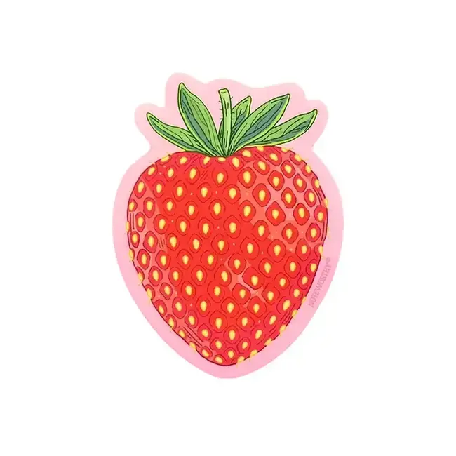 Noteworthy Paper and Press Strawberry Sticker