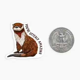 Nice Enough Stickers Mini Sticker- Otterly