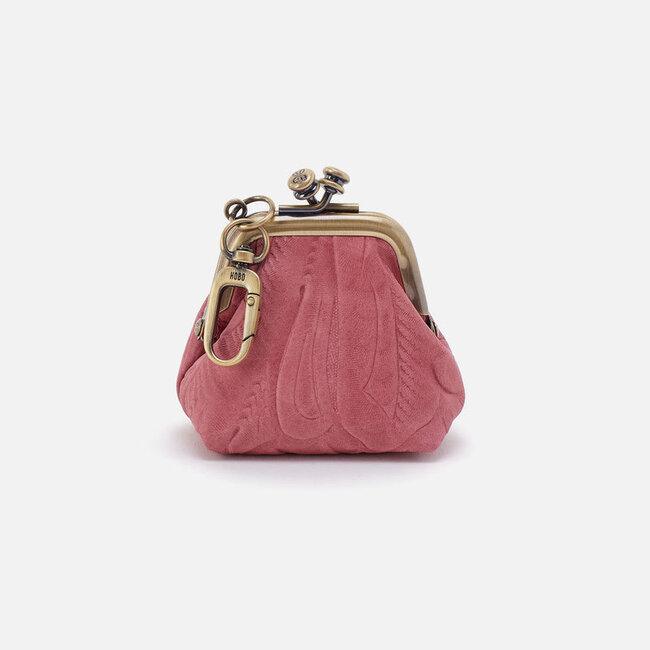 Hobo Run Frame Pouch - Embossed Mauve