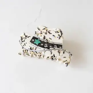 Tiepology Western Cowboy Hat Claw Clip - Cookies n Cream