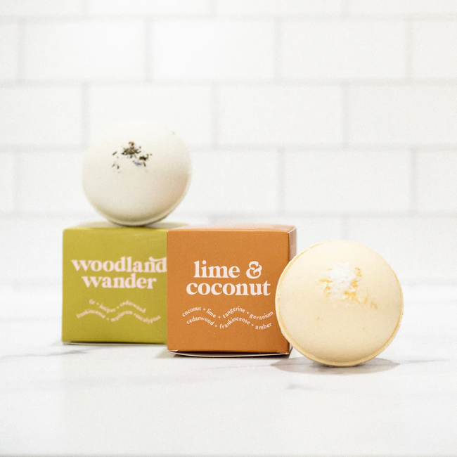 Ginger June Candle Co Botanical Bath Bomb - Woodland Wander