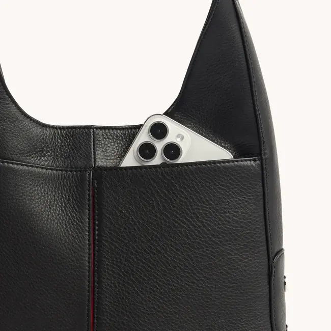 Hammitt Tim Medium Black - Gunmetal