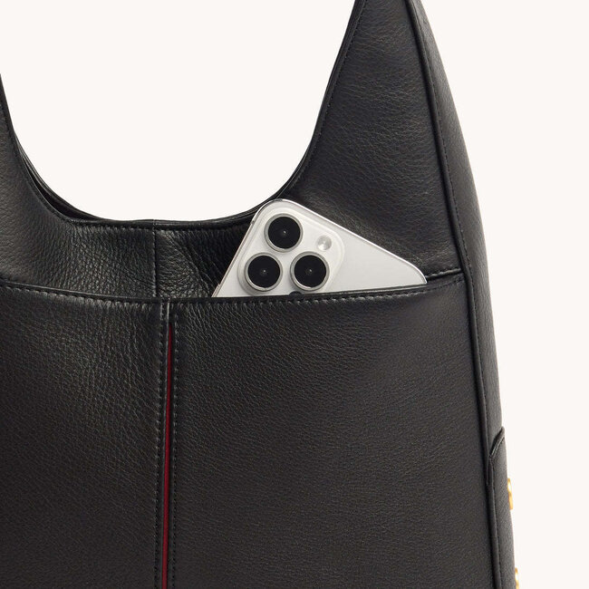 Hammitt Tim Medium Black - Brushed Gold