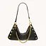 Hammitt Kyle Medium - Black - Brushed Gold - Red Zip