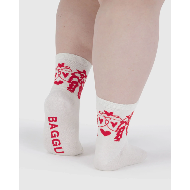 Baggu Crew Sock - Cowgirl