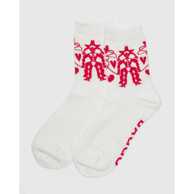 Baggu Crew Sock - Cowgirl