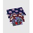 Baggu Flat Pouch Set - Night Orchard
