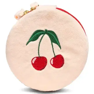 Living Royal Velvet Jewelry Case - Cherries - Cream