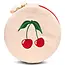 Living Royal Velvet Jewelry Case - Cherries - Cream