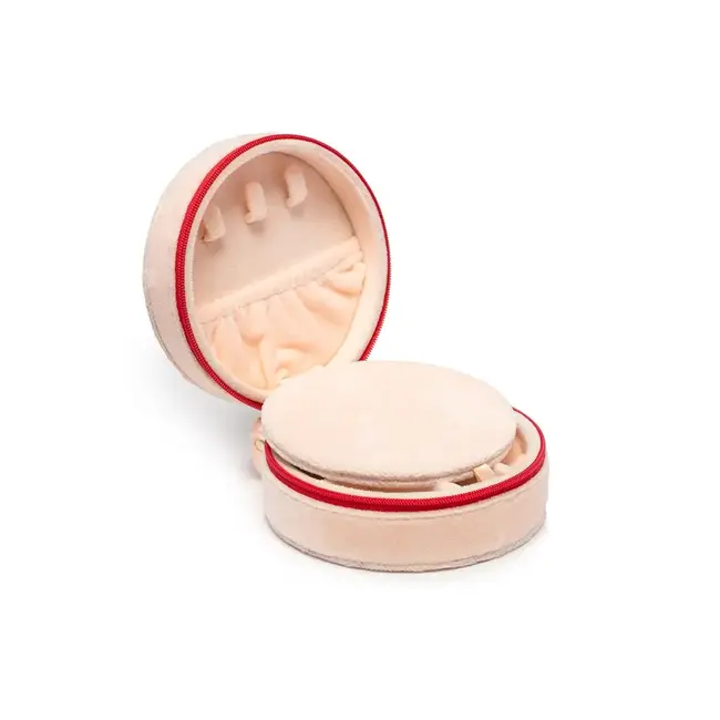 Living Royal Velvet Jewelry Case - Cherries - Cream