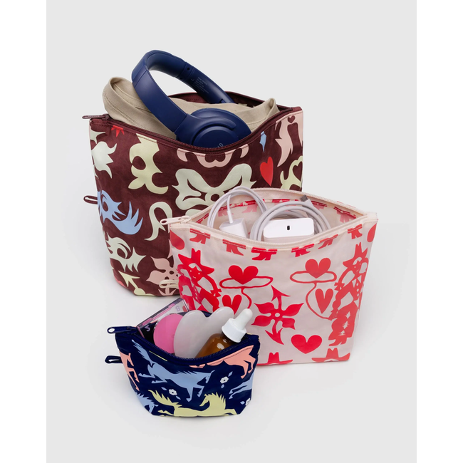 Baggu Go Pouch Set - Western Cut-Outs