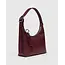Baggu Mini Recycled Leather Shoulder Bag- Mahogany