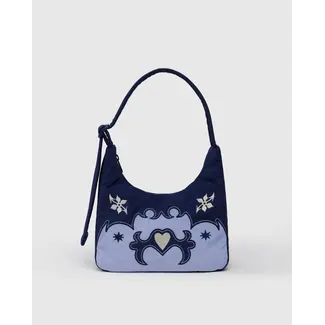 Baggu Mini Nylon Shoulder Bag- Western Applique