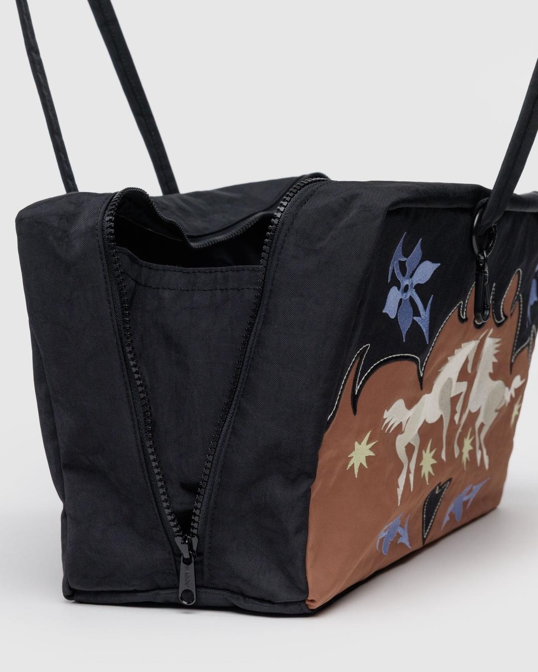 BAGGU Medium Nylon Bowler Bag ラージ ボウラーバッグ BAGGU Leopard Nylon Bowler Bag