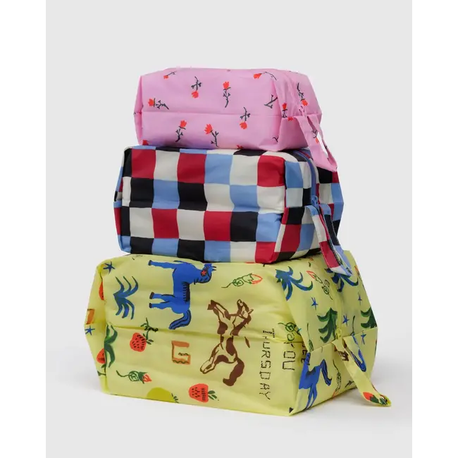 Baggu 3D Zip Set - Painted Prairie