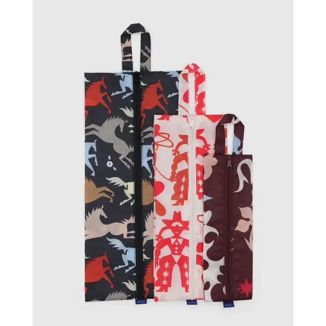 Baggu 3D Zip Set - Western Cut-Outs