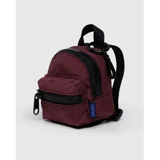 Baggu Backpack Charm - Mahogany